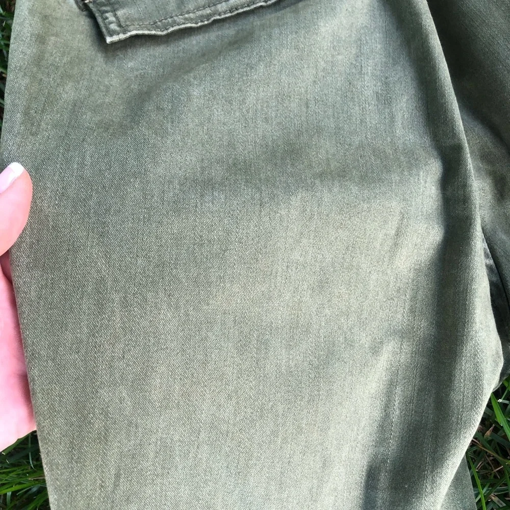 J Crew utility  chino pants in olive green
